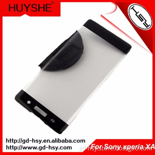HUYSHE 3D edge to edge tempered glass screen protector for sony xperia xa curved edge
